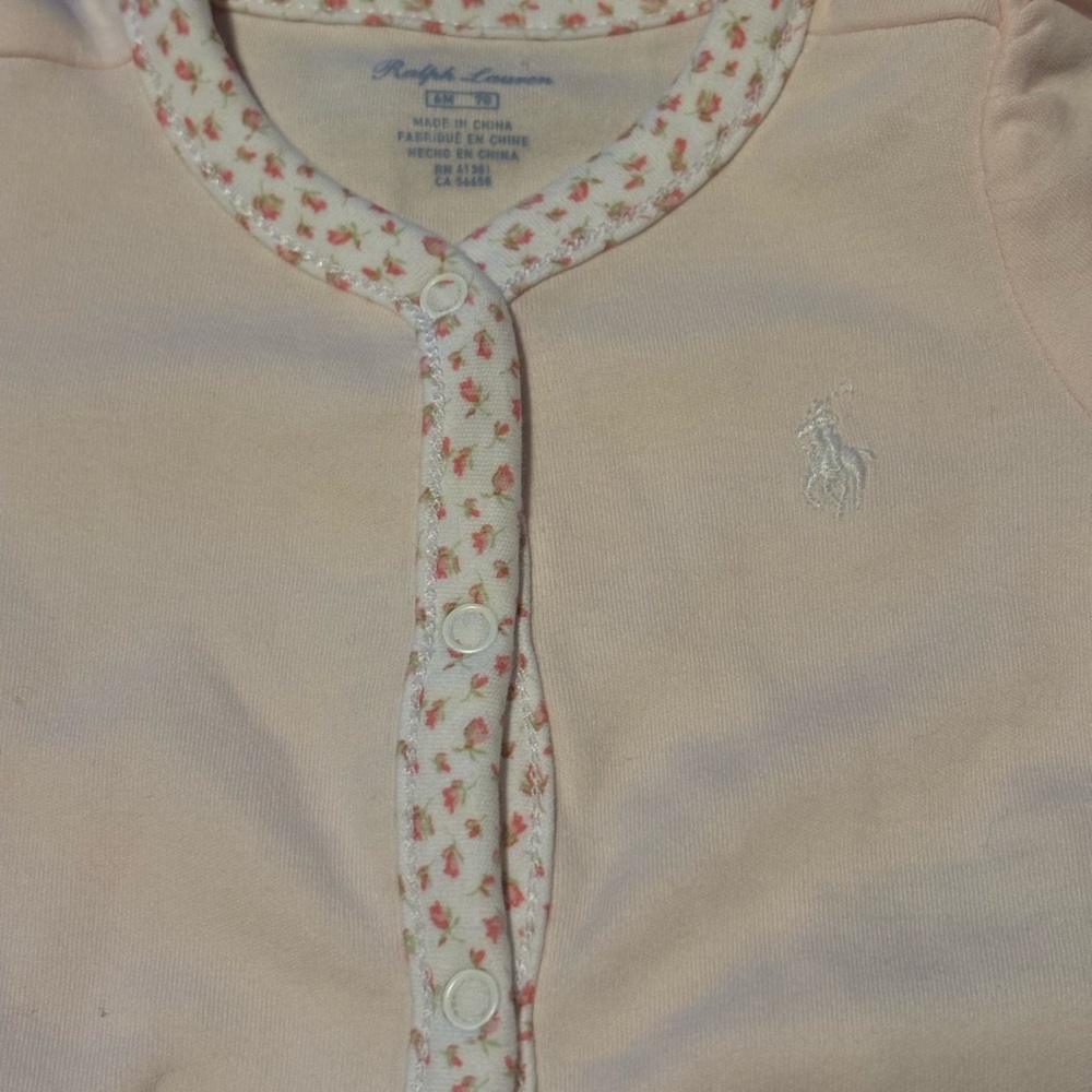 Pink Baby One Piece - Ralph Lauren